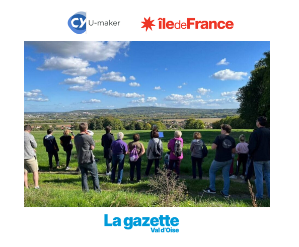 On parle des balades géologiques créées par U-Maker dans la Gazette du Val d’Oise 